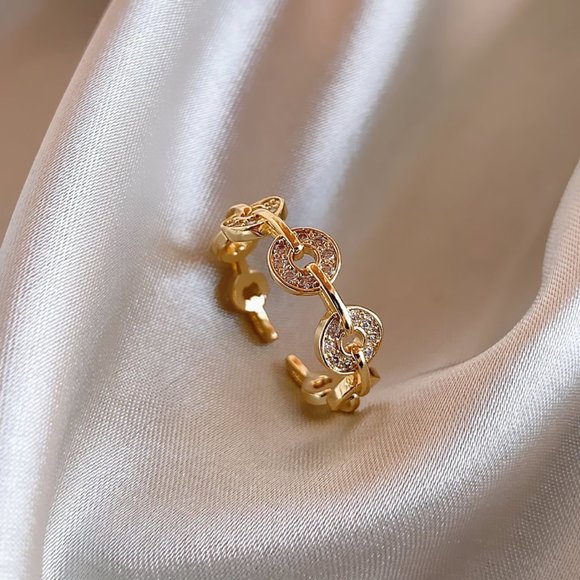 GOLICC Premium Zircon Open Ring - Picture 3 of 13